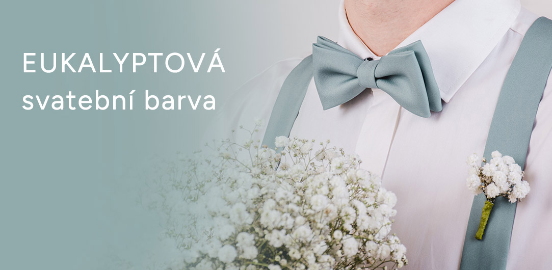 Avantgard eukalyptová svatební barva